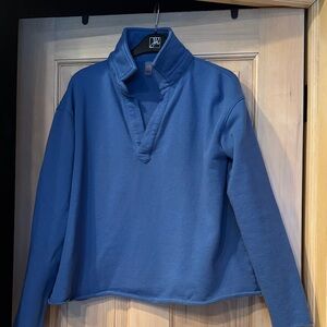 Mono B COZY Blue Pullover Sweatshirt